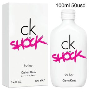 CK ONE SHOCK - Calvin Klein 100ml 50usd