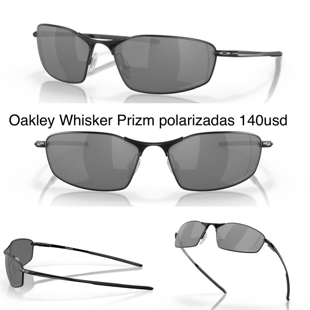 Oakley Whisker Prizm polarizadas 140usd