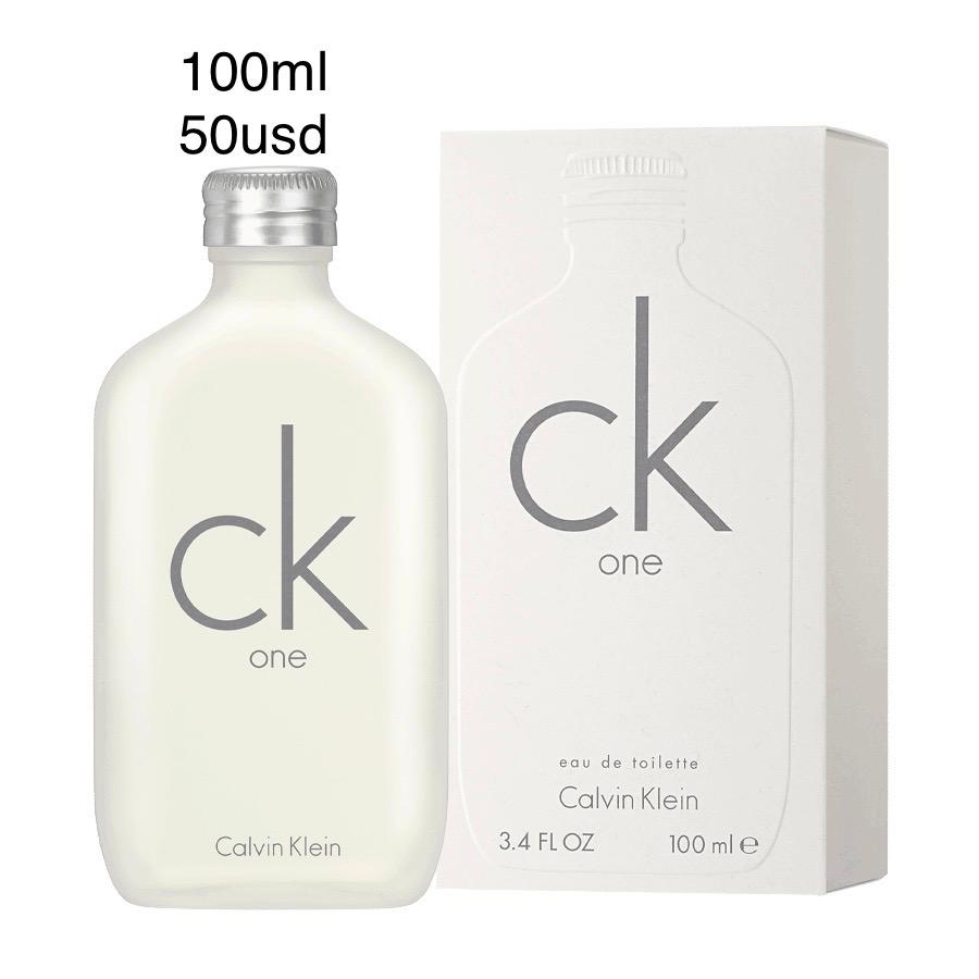 CK ONE - Calvin Klein 100ml 50usd