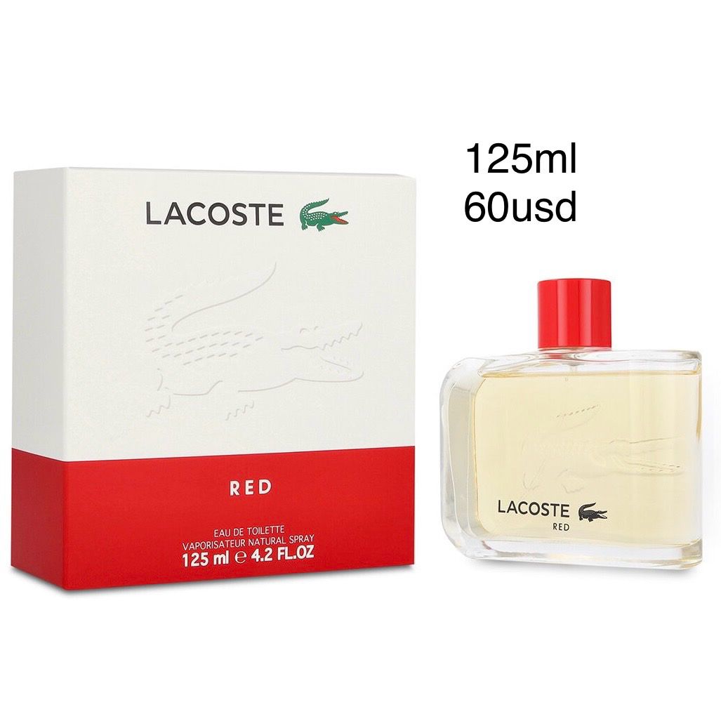 Red - Lacoste 125ml 60usd