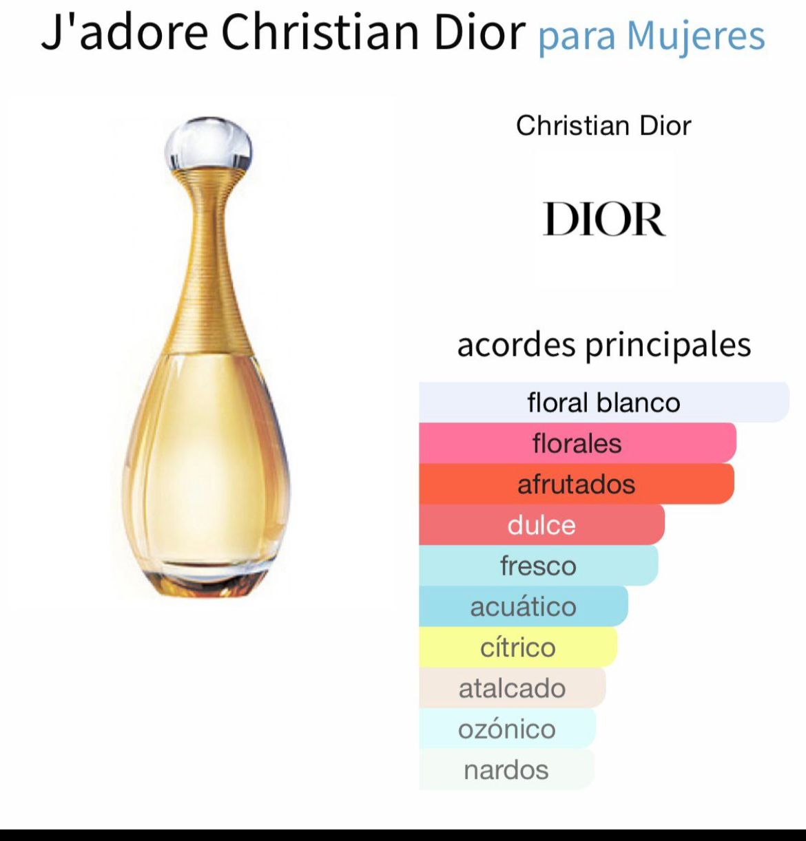 J’Adore Eau de Parfum - Dior 100ml 75usd